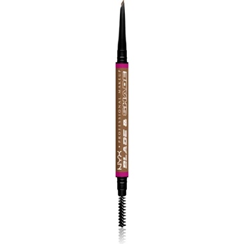 NYX Professional Makeup Blade & Shade молив за вежди с четка цвят 02 Blonde гр
