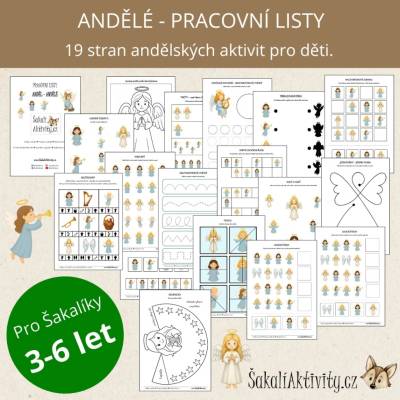 Pracovní listy - ANDĚLÉ Provedení: Tištěný soubor