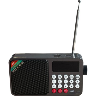 JOC Портативно радио JOC H6108REC-S - Bluetooth, FM радио, МP3 плеър, USB и SD card