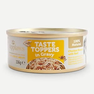 Applaws Taste toppers in gravy - Пилешко и Телешко в Грейви сос 156gr