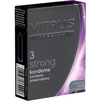 ostatní Vitalis Premium Single: Strong, 3 condoms