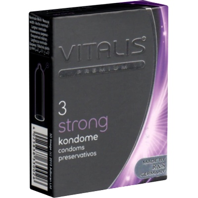 ostatní Vitalis Premium Single: Strong, 3 condoms