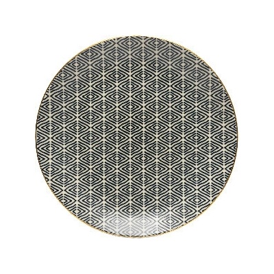 Costa Nova Talíř dezertní 21 cm AUGUSTA Diamond weave-gold