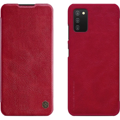 Nillkin Калъф Nillkin Qin, кожен, за Samsung Galaxy A03s, кафяв (6902048222229)