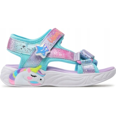 Skechers detské sandále fialové