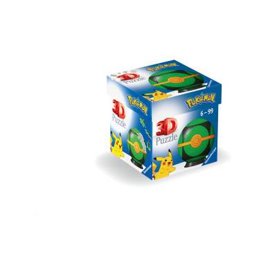 Ravensburger 3D Puzzle 11626 - Puzzle-Ball Pokémon Pokéballs - Finsterball - [EN] Dusk Ball - für große und kleine Pokémon Fans ab 6 Jahren