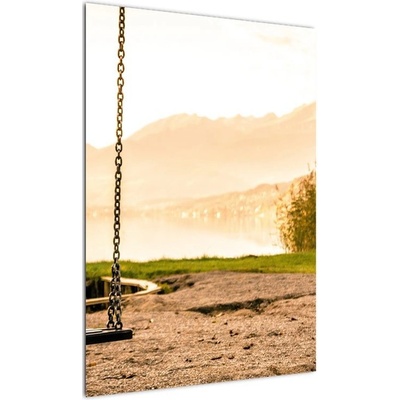Obraz houpačky v přírodě, jednodílný 50x70 cm