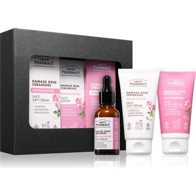Green Pharmacy Damask Rose & Ceramides Set подаръчен комплект за перфектна кожа