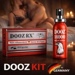 DOOZ KIT - DOOZ 14000 спрей за задържане + DOOZ Rx 10 капсули за ерекция