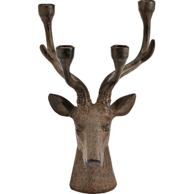 Adventný svietnik jeleň 34 cm