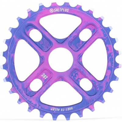 SaltPlus Prevodník BMX SALTPLUS MANTA - Ružová-Fialová, 25T