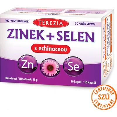Terezia Zinek+selen+echinacea 30 kapslí