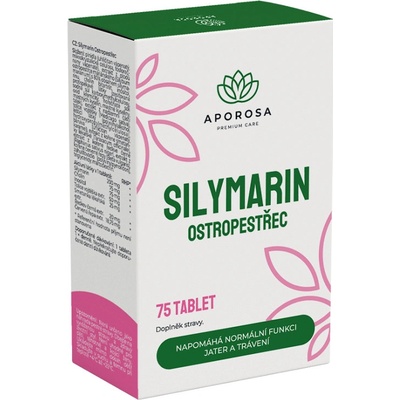 Aporosa Ostropestřec Silymarin 200 mg 75 tablet