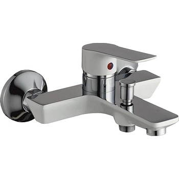 Inter Ceramic СМЕСИТЕЛ ЗА ВАНА/ДУШ ХАНА icf6456153w С АКСЕСОАРИ БЯЛ (icf6456153w)