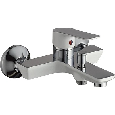 Inter Ceramic СМЕСИТЕЛ ЗА ВАНА/ДУШ ХАНА icf6456153w С АКСЕСОАРИ БЯЛ (icf6456153w)