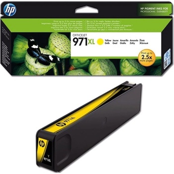 HP 971XL originální inkoustová kazeta žlutá CN628AE