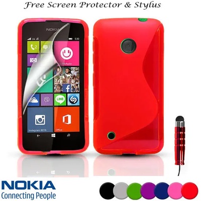Nokia Lumia 530 Силиконов Калъф + Протектор и Стилус