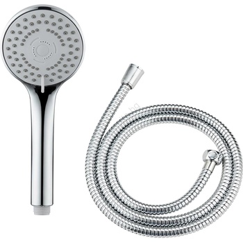 WENKO 24918100 - Душова глава BASIC LINE 9, 5x9, 5 cm блясък. хром/сребрист (WE0332)