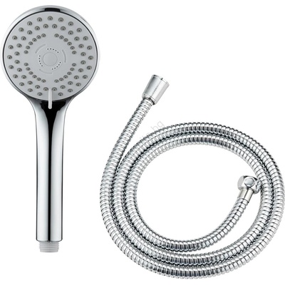 WENKO 24918100 - Душова глава BASIC LINE 9, 5x9, 5 cm блясък. хром/сребрист (WE0332)