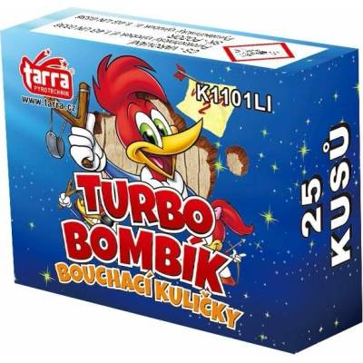 BOUCHACÍ KULIČKY TURBO BOMBÍK 25 ks 4 40 25 K1101LI