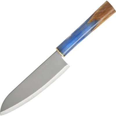 Condor SHEFU KITCHEN SANTOKU KNIFE 440C, Epoxy Resin and HickoryCTK5000-6.5RC
