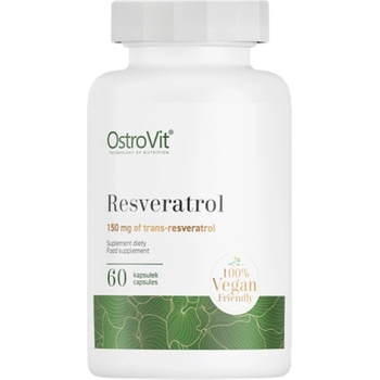 Image 1 of OstroVit Resveratrol 150 mg / Vege [60 капсули]