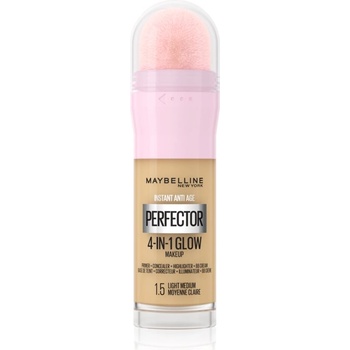 Maybelline new york Instant Perfector 4-in-1 озаряващ фон дьо тен за естествен вид цвят 1.5 Light Medium 20ml