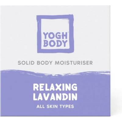 Yogh Soap přírodní tuhý hydratační tělový olej s levandulí relax 100 g