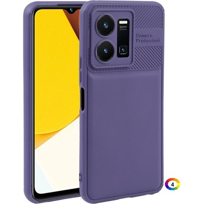vivo Y15S / Y15A / Y01 Удароустойчив Twill Texture Калъф и Протектор