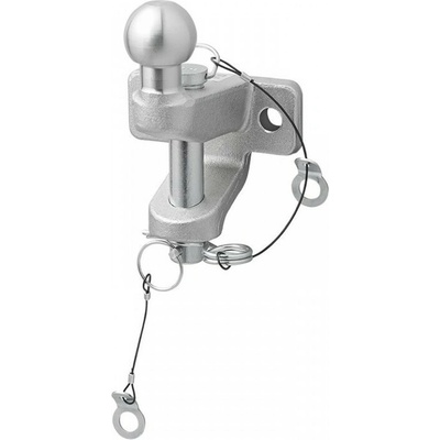 Tažná koule + čep 3500kg ISO50 stříbrná