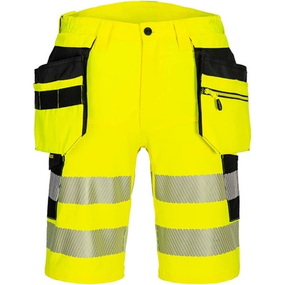 PortWest Kraťasy DX446 Hi-Vis Holster do pasu reflexní Žluto-černá