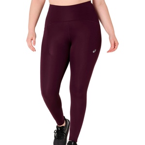ASICS Дамски клин за бягане Asics Women's Road High Waist Tight Running tights - Dark Aubergine (127-0953-0513)
