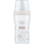 Nuk Perfect Match Шише РР 260мл. със силиконов биберон за хранене M, 3+ мес. Дъга (10216015)