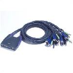 ATEN Kvm суич aten cs64usb, usb-a, vga и аудио, за 4 компютъра (aten-cs64usb)