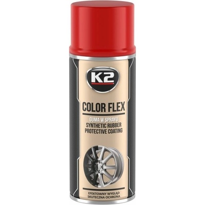 K2 Color Flex 400 ml červený