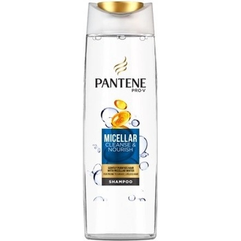 Pantene Pro V Micellar Purify & Nourish Shampoo Micelárny šampón pre čistotu a výživu vlasov bez silikónov 400 ml