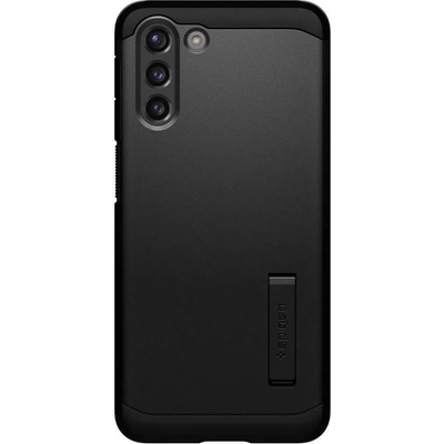 Spigen Tough Armor Case - хибриден кейс с най-висока степен на защита за Samsung Galaxy S21 (черен)