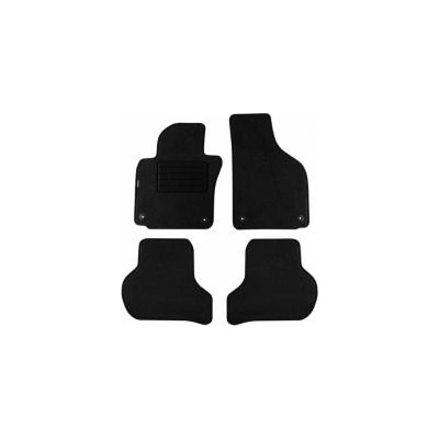 Petex Мокетени стелки Petex съвместими с VW с кръгли отвори Golf V/Golf VI 2008-2012/Scirocco след 2008 година 4 части