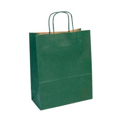 Barevná papírová taška Clairefontaine 22x27cm – Green (Barevná papírová taška Clairefontaine 22x27cm – Green)