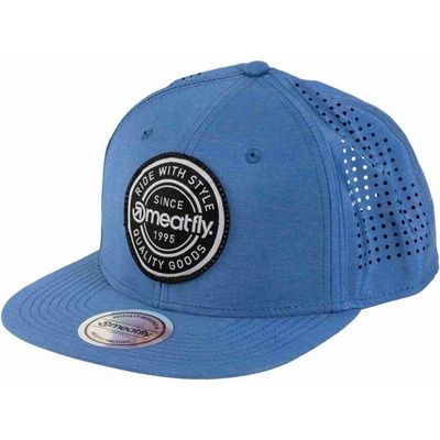 Meatfly шапка Nylan Perfor Snapback Blue Label | Черна | Meatfly | Cheren | МЪЖЕ | ЕДИН РАЗМЕР