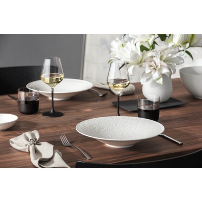 Villeroy & Boch Manufacture Rock Blanc hlboký tanier misa 29 cm