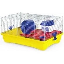 MPS Italia klec pro křečka Gabbia Hamster Flat 10 s výbavou 58 x 32 x 26 cm