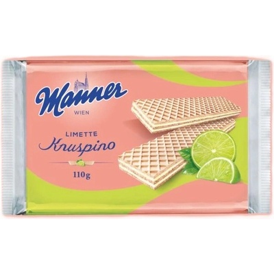 Manner Вафли Manner Knuspino Limete с лайм 110 г