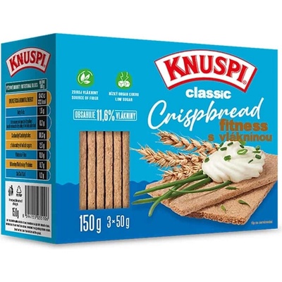 Knuspi Crispbread fitness 150 g – Zboží Mobilmania