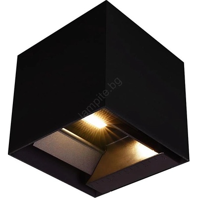 V-TAC Led соларен стенен фенер с датчик led/9w/3, 7v 3000/4000/5000k ip65 черен (vt2234)