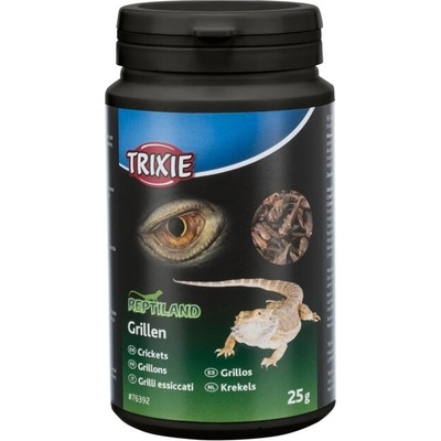 TRIXIE - Dried Grilling - Сушени щурци за влечуги, 25 гр