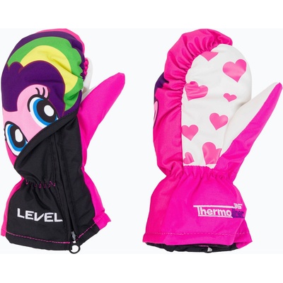 Level Детски ръкавици за сноуборд Level Lucky Mitt pink 4146
