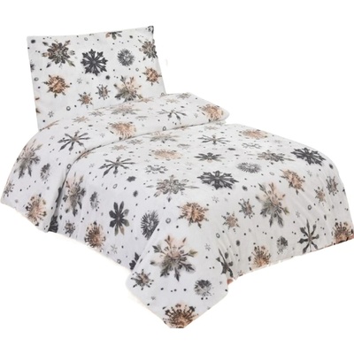 obliečky mikroflanel Nord flake 140x200 70x90