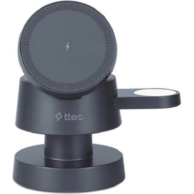 Ttec Зарядно за кола ttec - AirCharger Quattro Mini, 20W, USB-C, MagSafe, черно (8694470827117)