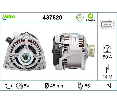 Alternátor VALEO 437620